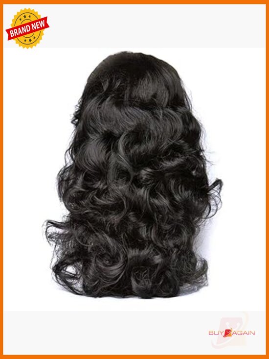 24in Body Wave Lace Front Wig Human Hair Black Women Glueless HD Curly Frontal main image 6